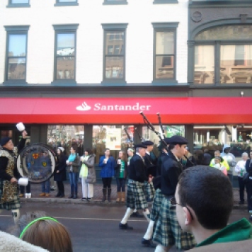 I'm used to seeing kilts in this parade.